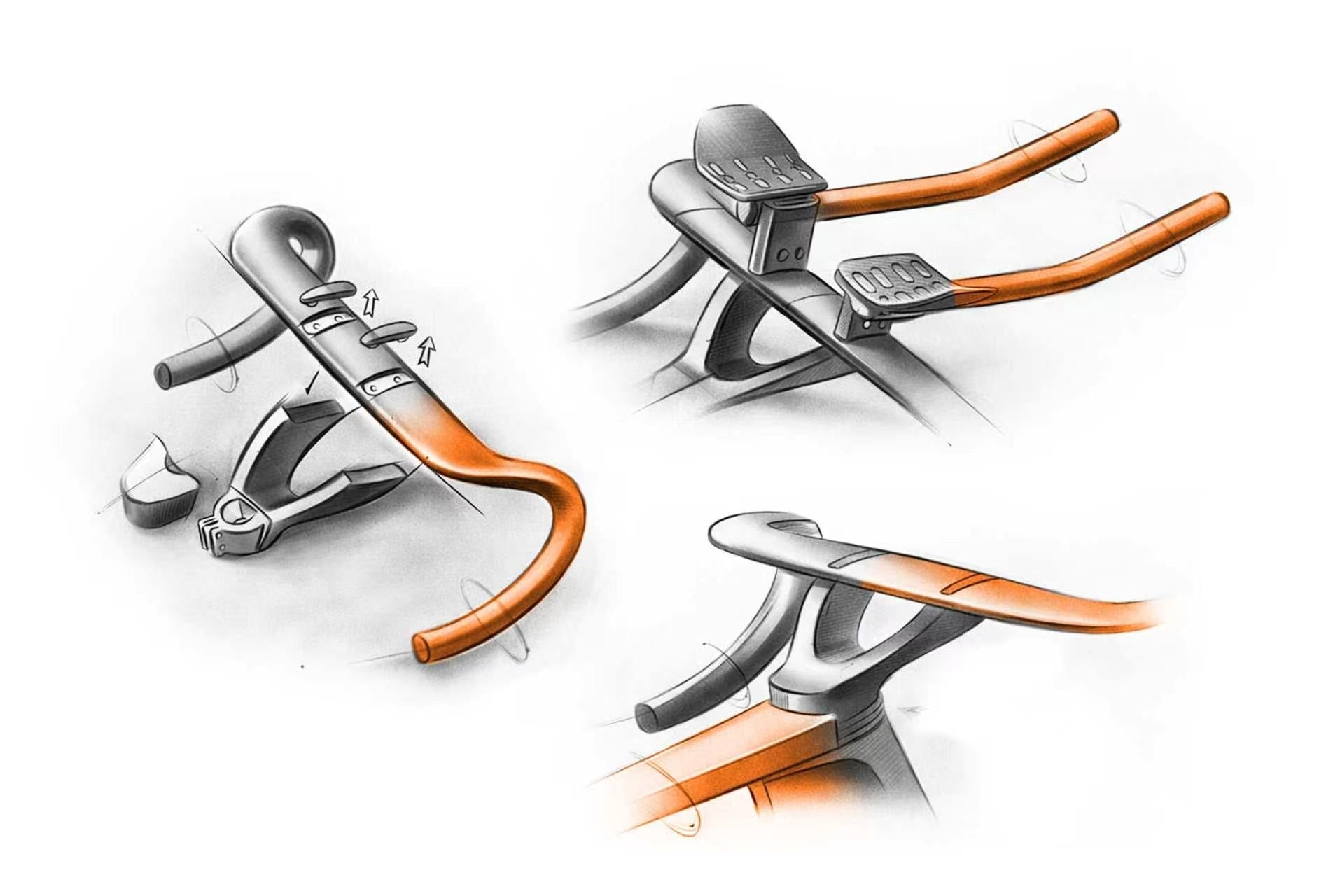 The birth of the R8RS Y-shaped handlebar