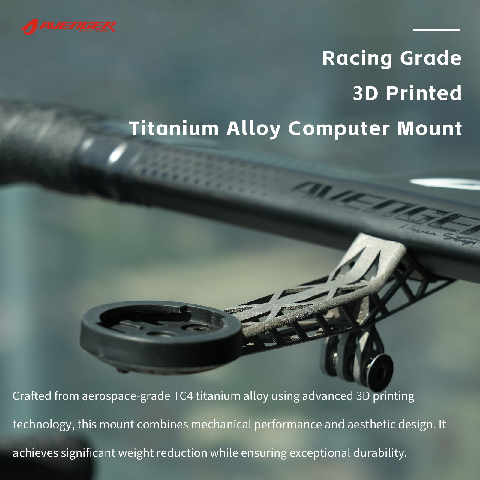 Racing Grade 3D Printed Titanium Alloy Computer Mount