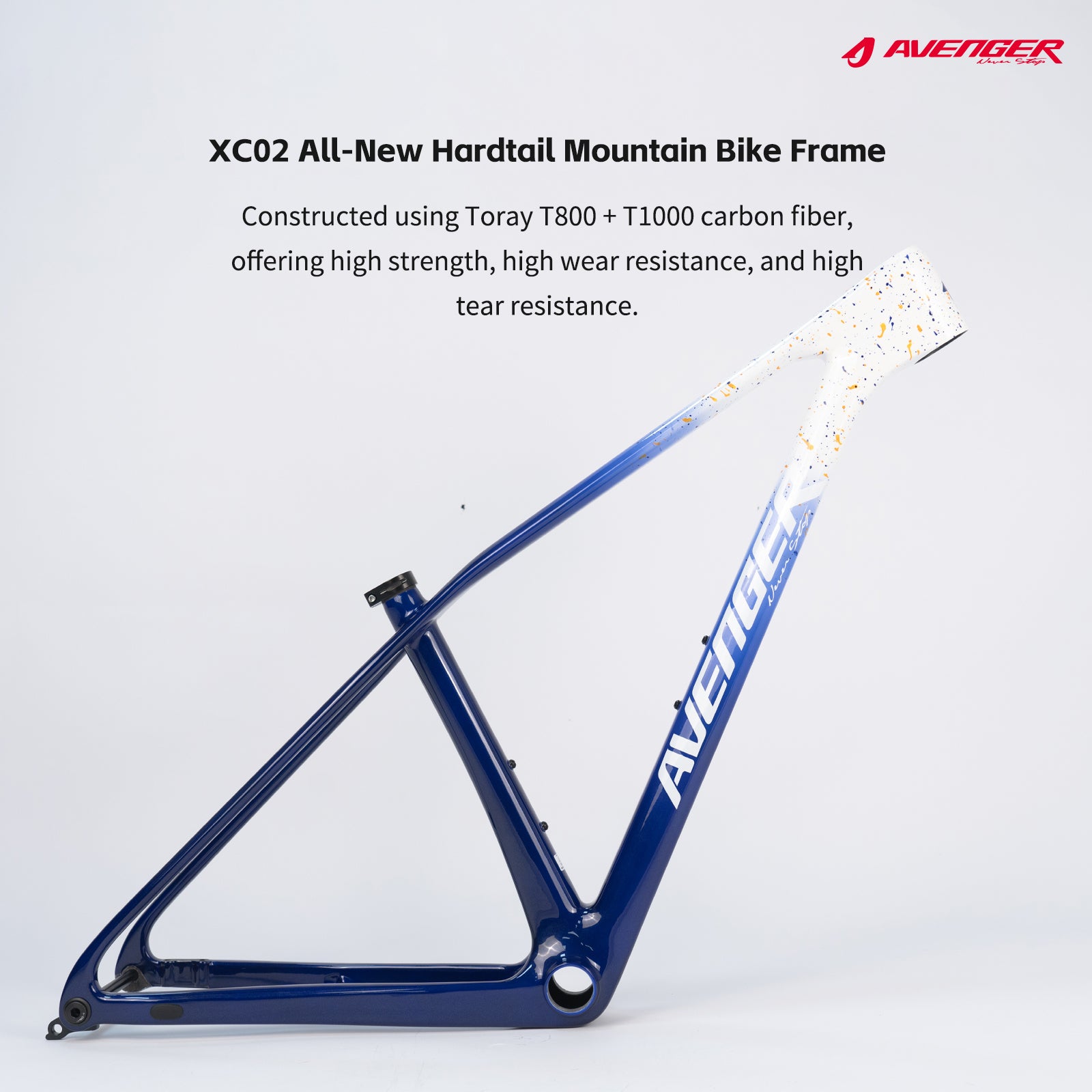 All-New Hardtail Mountain Bike Frame Avenger XC02