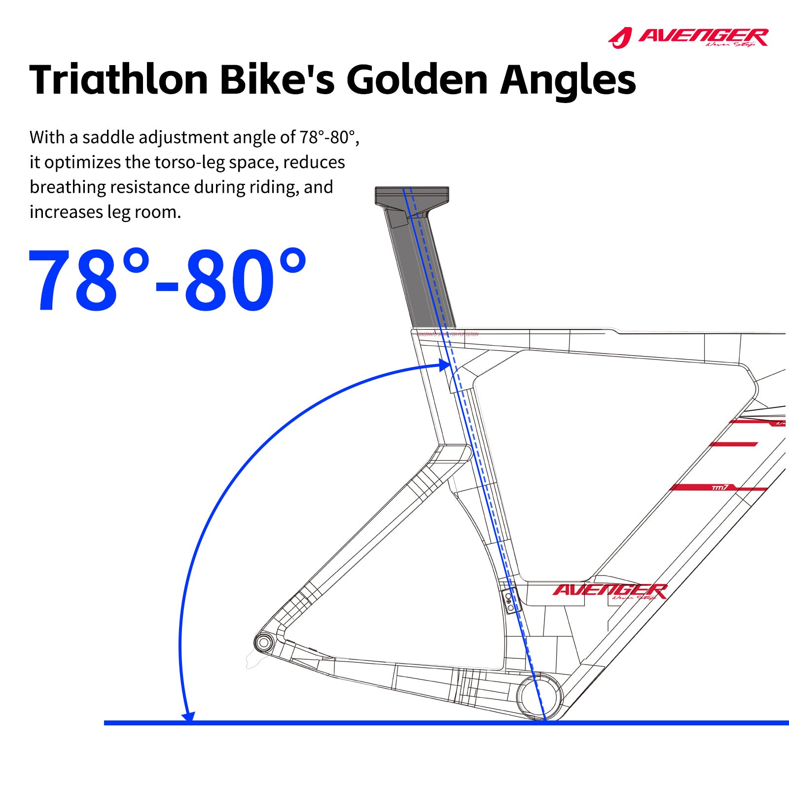 2026 Triathlon Carbon Triathlon Bike Frame TM7