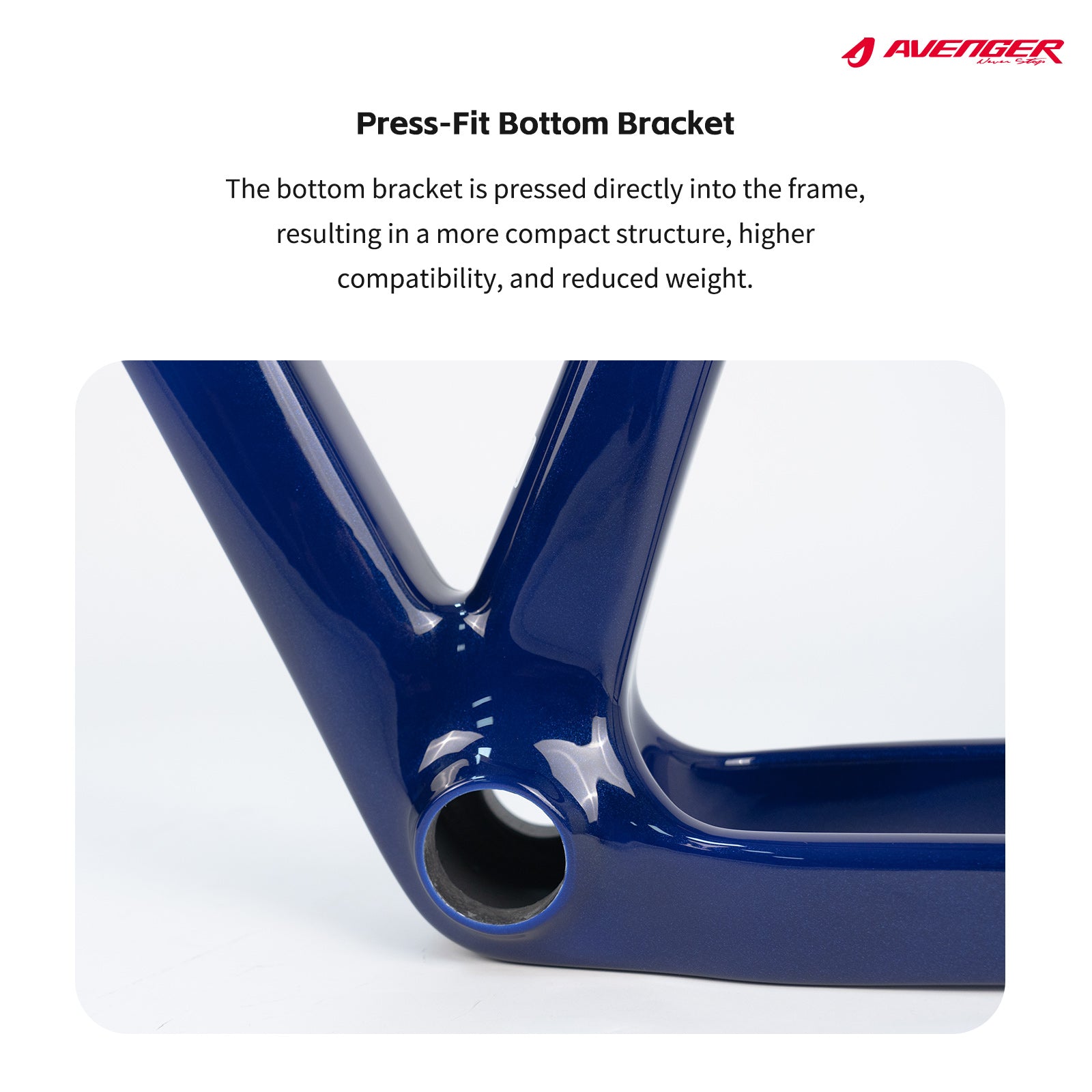 All-New Hardtail Mountain Bike Frame Avenger XC02