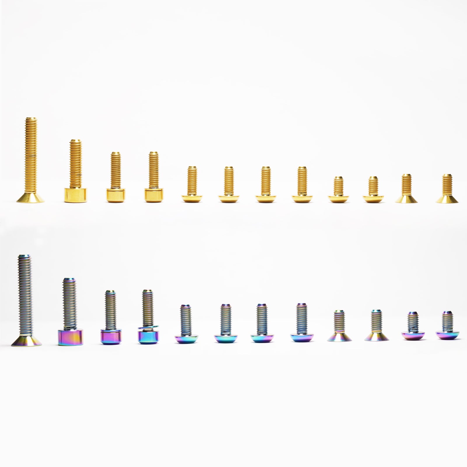 Avenger Titanium Alloy Screws for Road Bikes