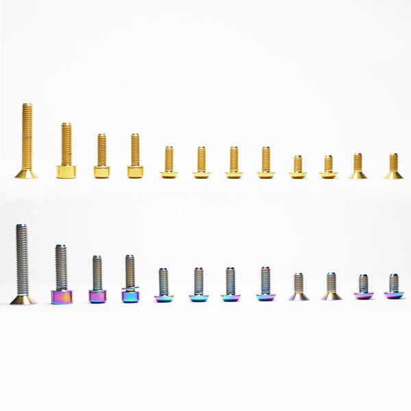 Avenger Titanium Alloy Screws for Road Bikes