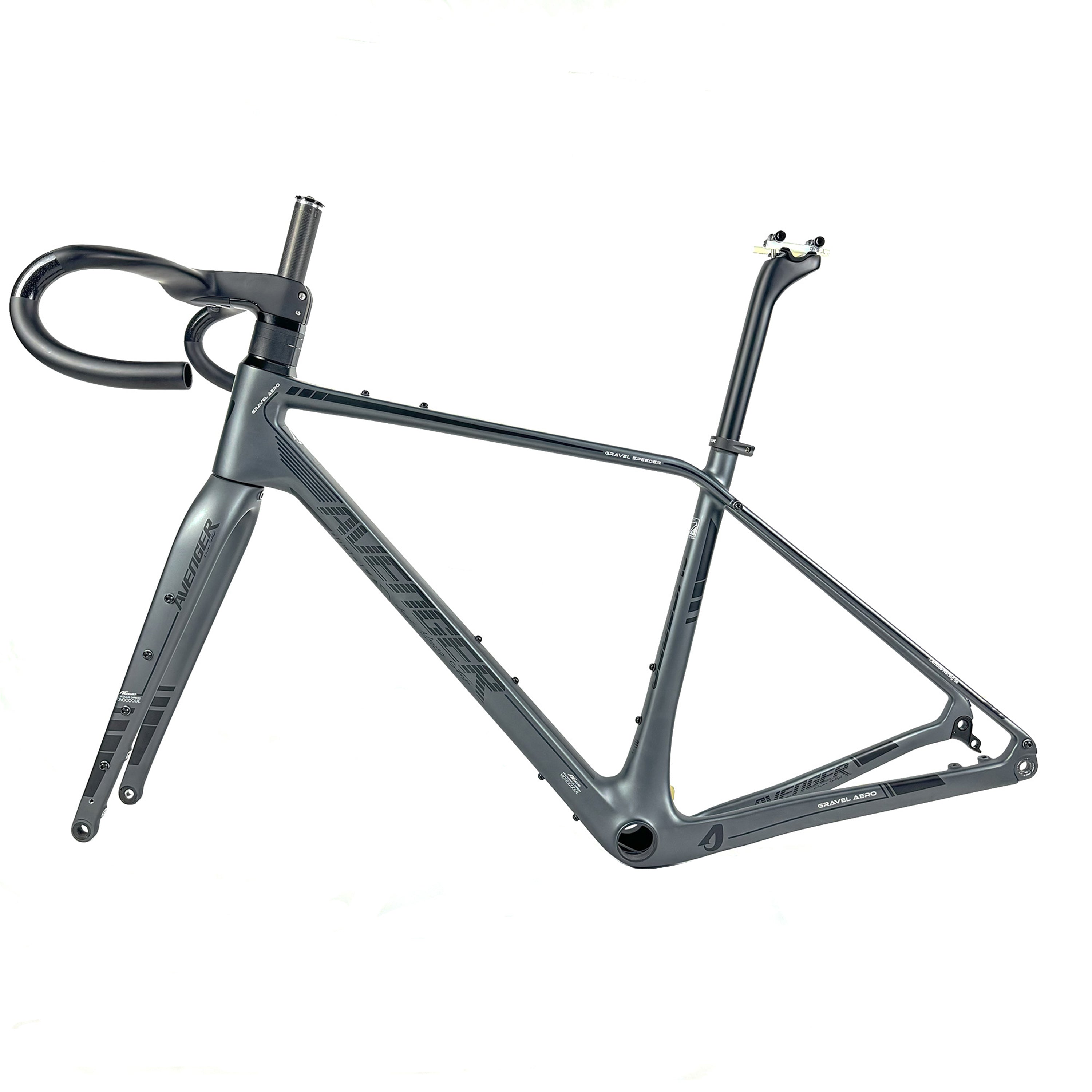 carbon frame gravel bike AVENGER Carbon Gravel bike Frameset FM188