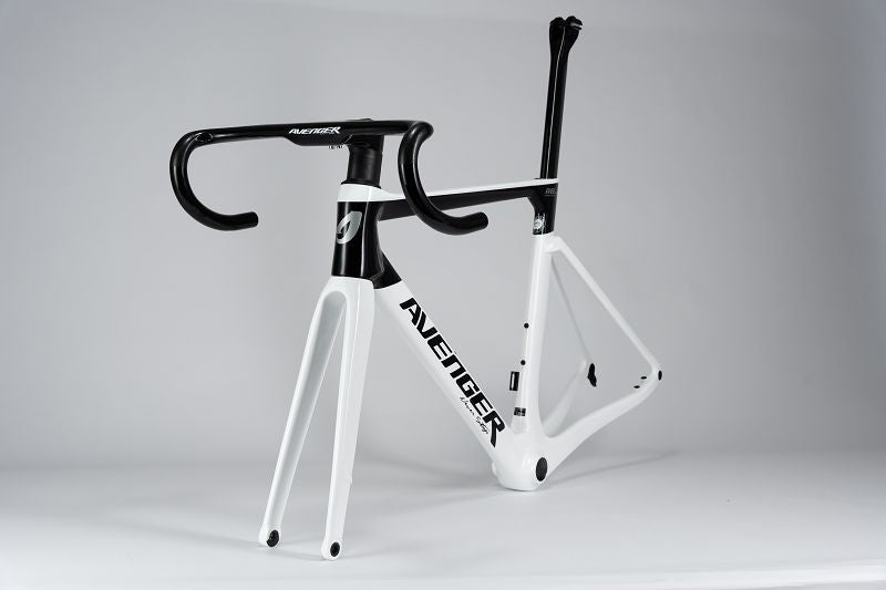 Carbon Road bike frame R8 Pearl White
