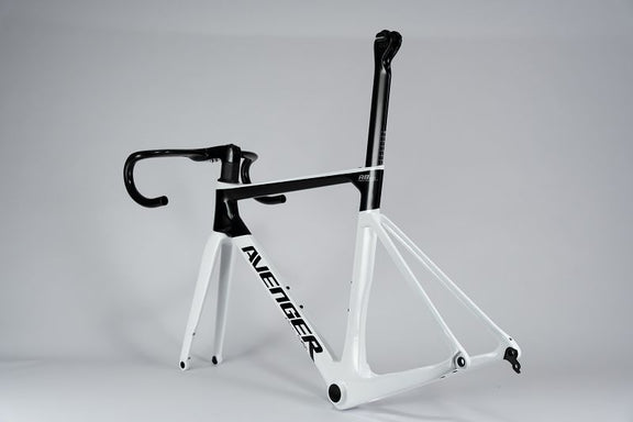 Carbon Road bike frame R8 Pearl White